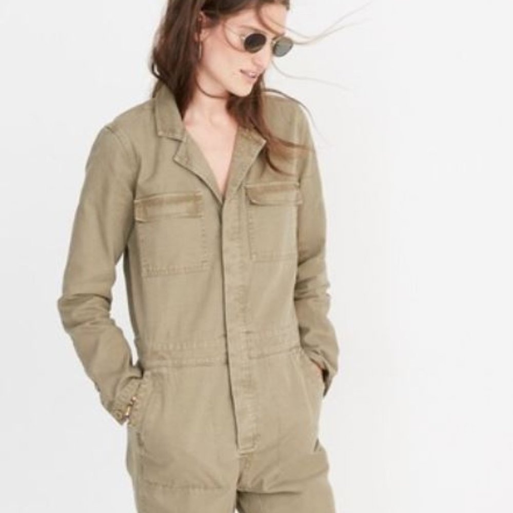 Madewell Coverall Jumpsuit - XS- British Khaki